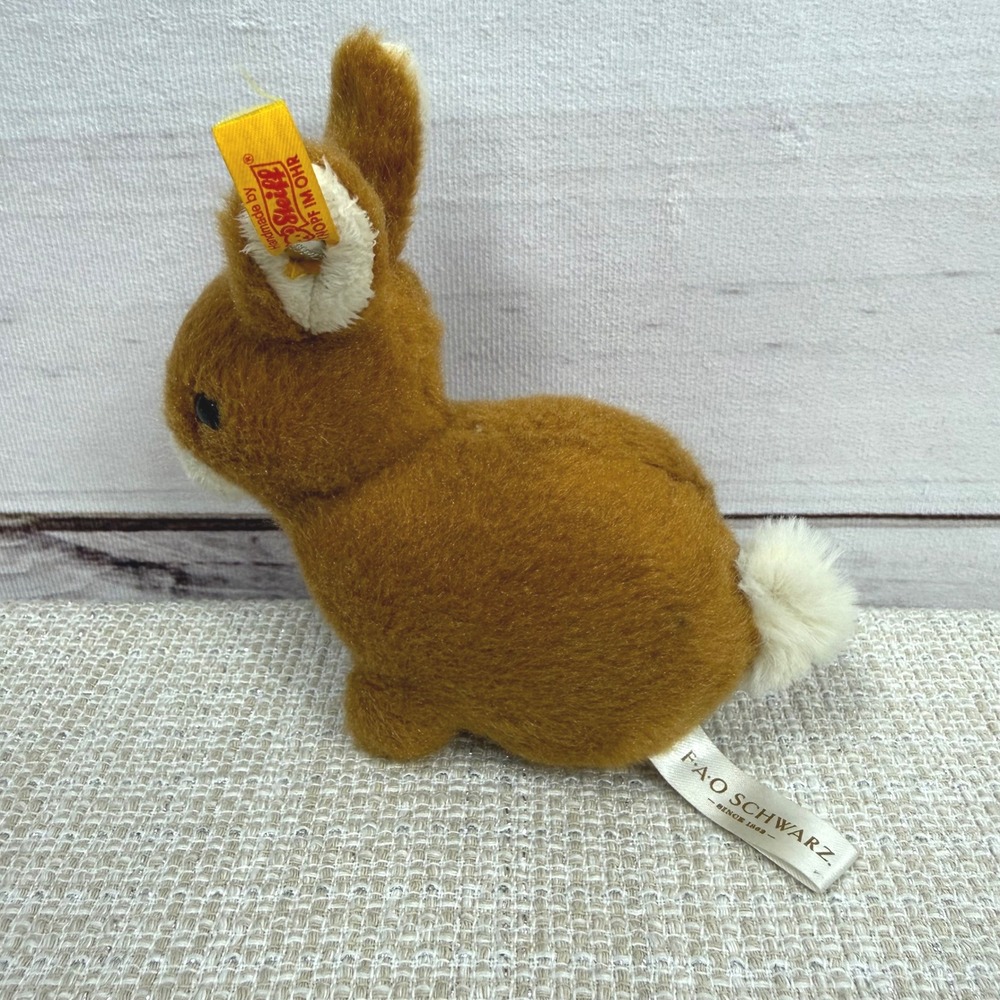 Steiff FAO Schwarz Plush‎ Bunny Rabbit Steiff FAO SCHWARZ RABBIT Plush Small